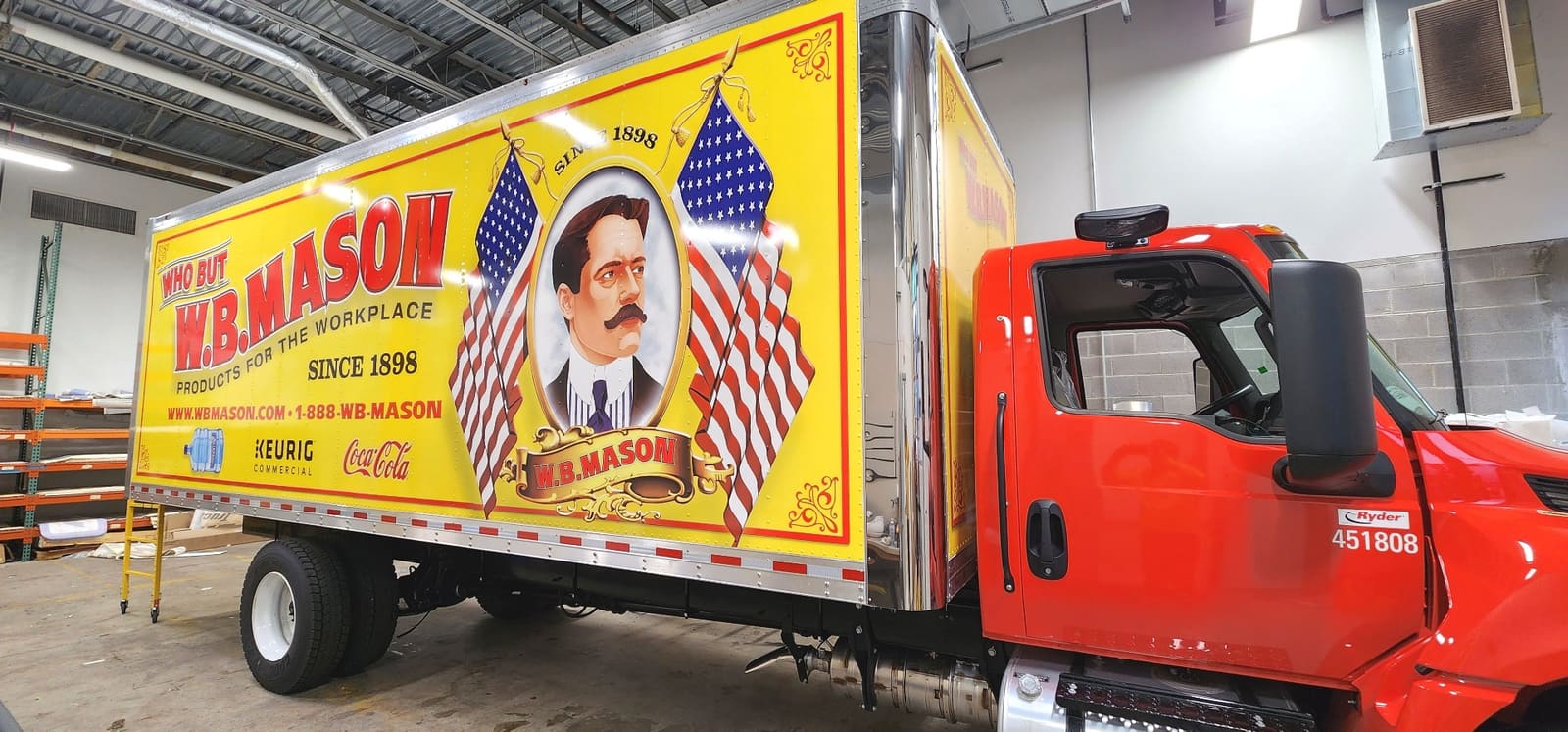 Delivery van wrap — commercial fleet branding