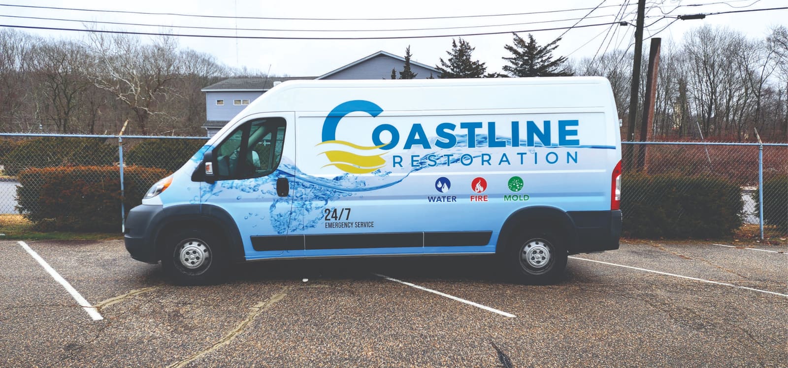 Coastline Restoration van wrap
